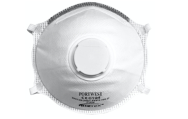 Mondmasker P3 met ventiel 10 stuks Portwest