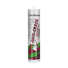 Acryl Anti Crack kit den Braven wit binnen/buiten 310 ml seal and fill