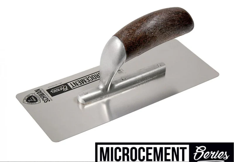 Schwan decoratieve microcement spaan Kokos greep