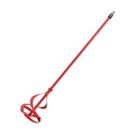 Mengstaaf voor verf en mortel rond 100 x 600 mm