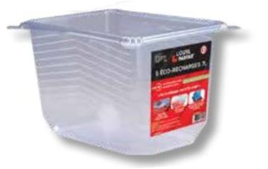 Inzetbak voor verfemmer 12 ltr transparant per stuk