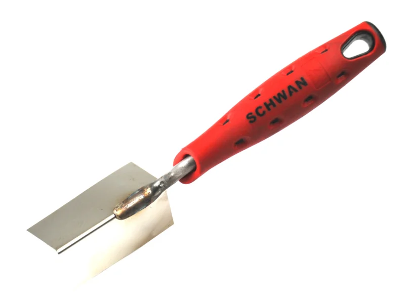 Hoektroffel uitwendig scherp softgreep RVS Schwan